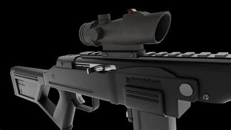 Ppsh Modified Free 3d Model Cgtrader