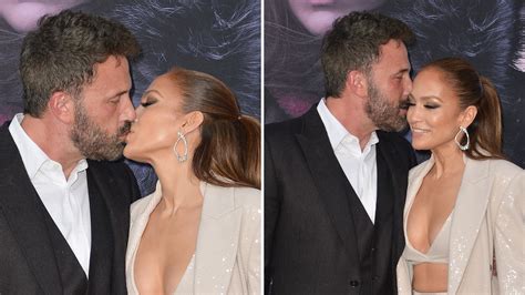 Ben Affleck llena de besos a JLo en alfombra roja después de darle un