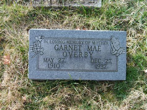 Garnet Mae Shepherd Overby 1910 1937 Find A Grave Memorial