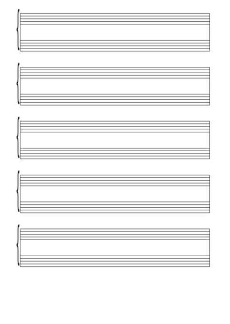 Blank Sheet Music Printable Pdf Download