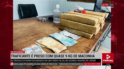 Traficante De Anos Preso Quase Kg De Maconha Em Apucarana