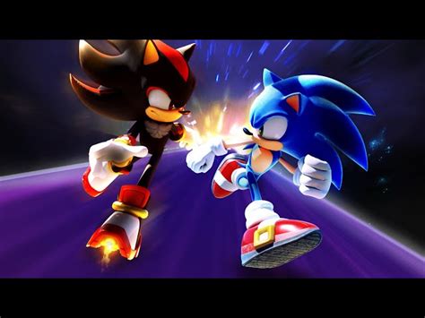 Sonic Vs Shadow Wallpaper