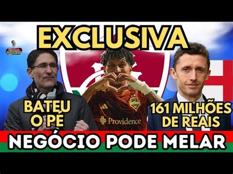 Exclusiva Neg Cio Do Fluminense Pode Melar Clube Ingl S Atr S De