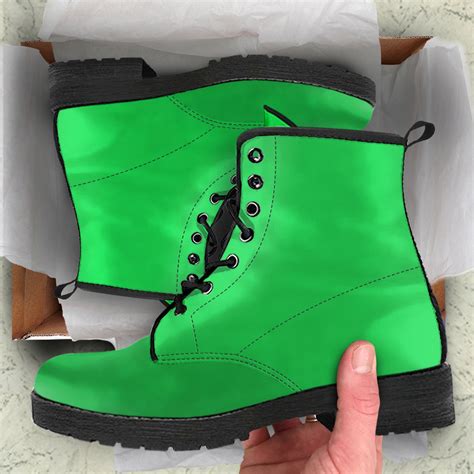 Emerald Green Combat Boots For Men And Women Doc Martens Etsy Canada