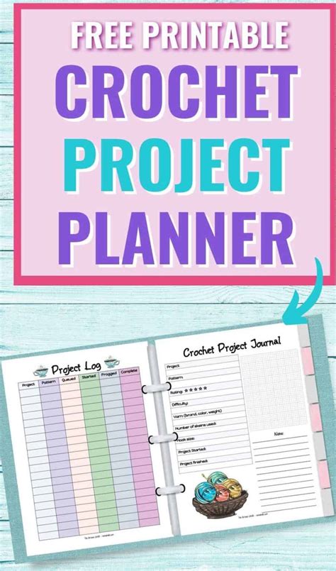 Free Printable Crochet Planner To Finally Finish Your Projects On Time