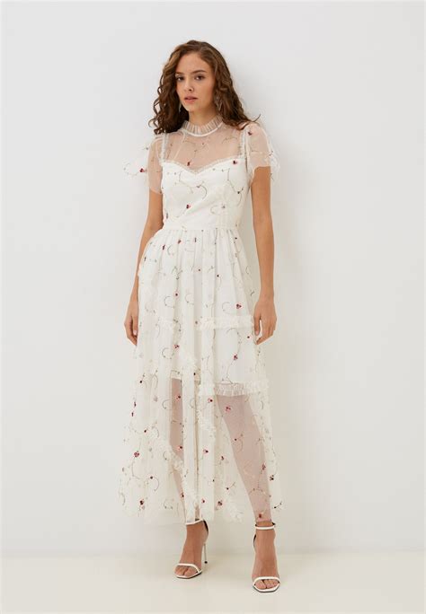 Rich Naked Luna Midi Dress Mp Xw Gjd Lamoda