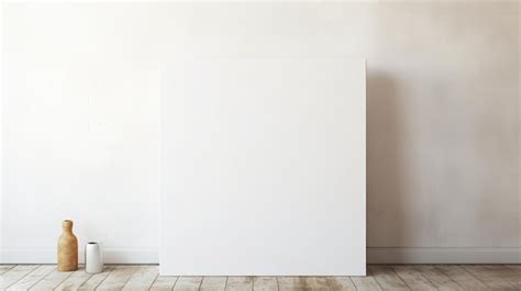 Premium AI Image | Blank White Canvas Art