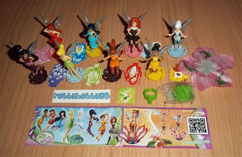 Kinder Surprise Disney Fairies Complete Set Of With All Papers