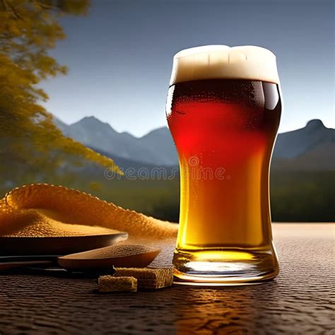 A Big Glass Of Beer Stock Illustration Illustration Of Beer 272534365