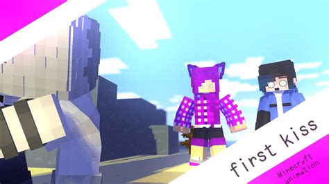 最初のキス First Kiss Minecraft Animation Qvq 13 Subtitle Eng Youtube