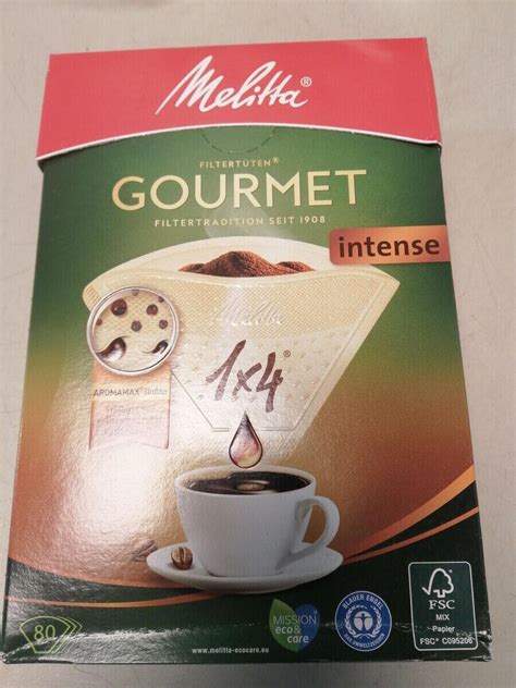 Melitta Filtert Ten Gourmet Intense Naturbraun Aroma Er Pack Ebay