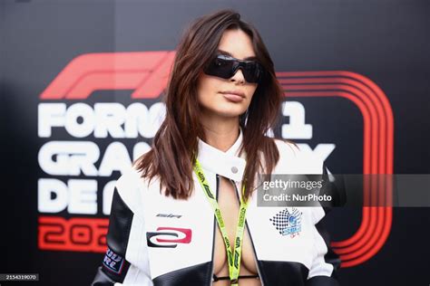 Emily Ratajkowski Is Seen Before The F1 Grand Prix Of Monaco At News