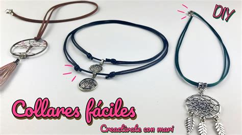 Collares F Ciles Nudo Corredizo Y Mosquet N Youtube