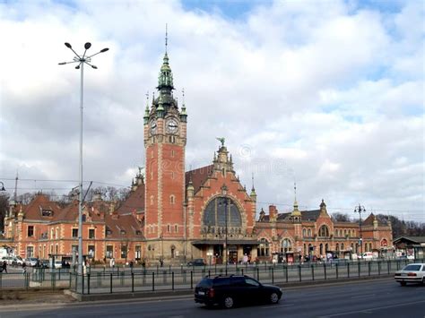 Gdansk Poland Railway Station Gdansk Principal Editorial Photography