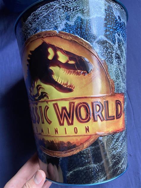 Jurassic World Dominion Amc Theaters Exclusive Popcorn Tin Bucket 230 Oz New 4239830593