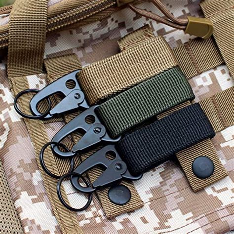 Acoms Quickdraw Carabiner Military Tactical Nylon Belt Hw Khaki