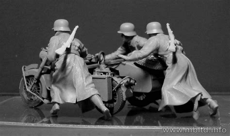 Master Box 35178 German Motorcyclists WWII 1 35 Figurki