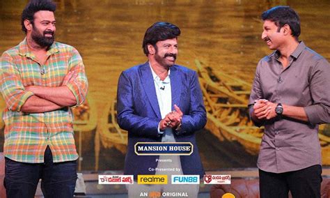 On The Popular Demand Of Fans Balakrishna S Unstoppable Prabhas Episode