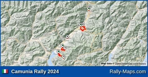 Streckenverlauf Camunia Rally Crz Rallyekarte De