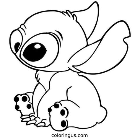 Stitch Disney Coloring Page