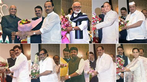 Ajit Pawar, 8 NCP MLAs Sworn In As Maharashtra Ministers; Sharad Pawar ...