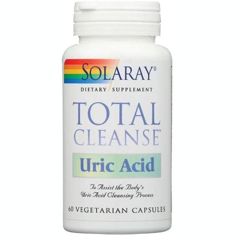 Solaray Total Cleanse Uric Acid Veg Caps Swanson Health Products