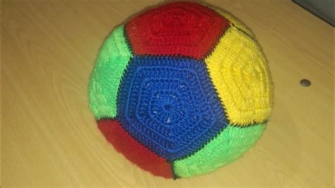 Pelota De F Tbol Hecha A Crochet Youtube