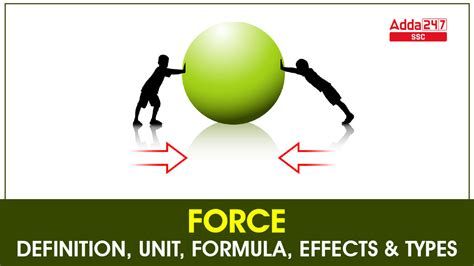 Force Definition Unit Formula Effects And Types