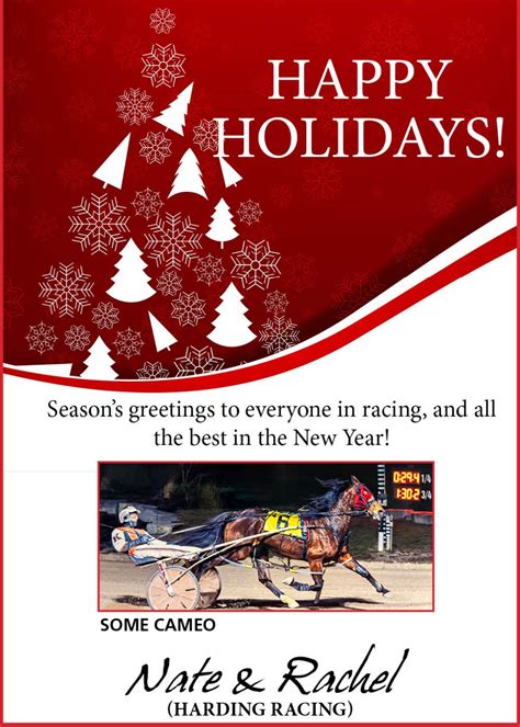 2023 Christmas Ads Nate Harding Standardbred Canada
