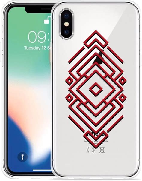 Geschikt Voor Apple Iphone X Hoesje Geometric Designed By Cazy Bol