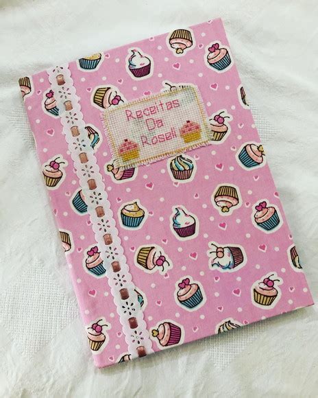 Caderno Grande Personalizado Bordado Em Ponto Cruz Elo7