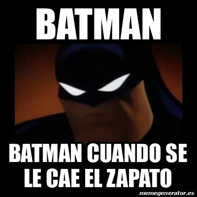 Meme Disapproving Batman Batman Batman Cuando Se Le Cae El Zapato