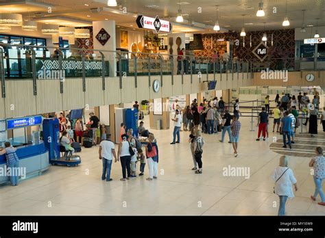 Chisinau Moldova People At Chisinau Airport Stock Photo Alamy