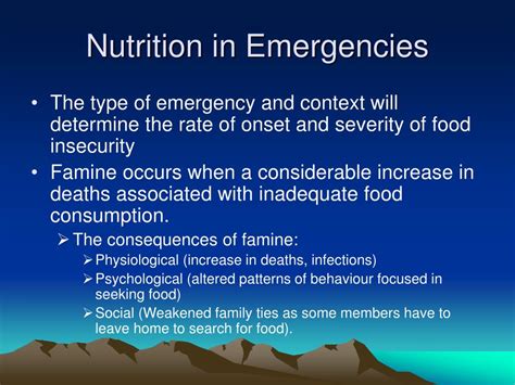 Ppt Introduction To Nutrition In Emergencies Powerpoint Presentation