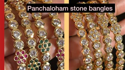 Panchaloham Stone Bangles Pair Free Shipping Whatsapp