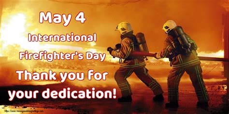 Greetings Cards International Firefighter S Day May