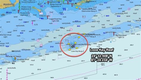 Looe Key Reef Gps Coordinates