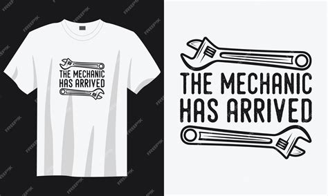 Premium Vector The Mechanic Has Arrived Vintage Typography Retro