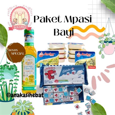 Jual PAKET MPASI BAYI LENGKAP KEJU BELCUBE ANCHOR UNSALTED BUTTER