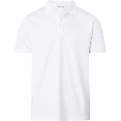 Calvin Klein Smooth Cotton Slim Polo Men Short Sleeve Polos