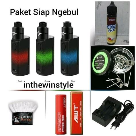 Jual Promo Paket Lengkap Siap Ngebul Rincoe Manto Mini W Authentic