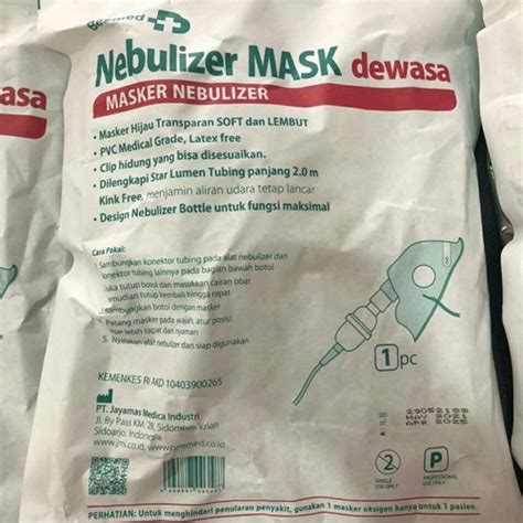 Jual Masker Nebulizer Dewasa Onemed Shopee Indonesia