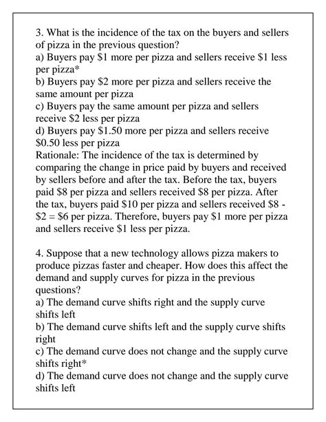 Solution Econ 201 Principles Of Microeconomics Exam Q A With