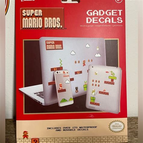 Nintendo | Accents | Nintendo Super Mario Bros Decal Stickers | Poshmark