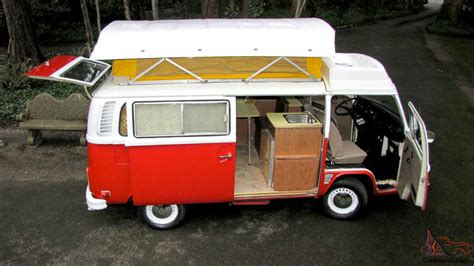 LIKE NEW 1973 VOLKSWAGEN RIVIERA WESTFALIA VANAGON POP TOP CAMPER BUS