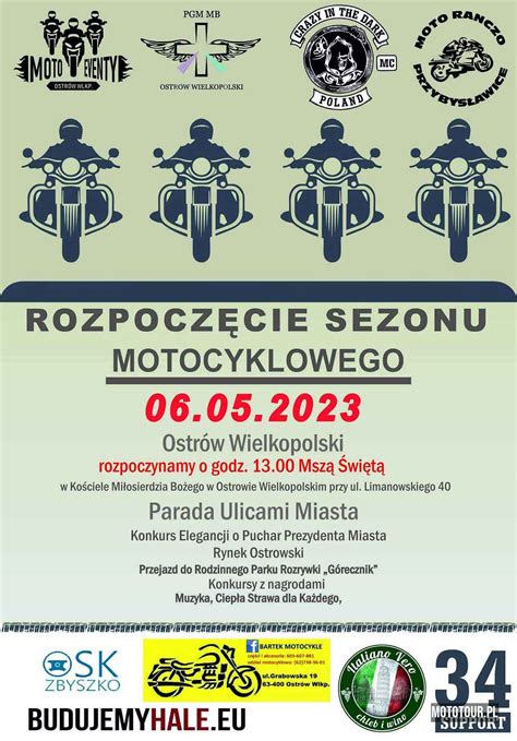 Otwarcie Sezonu Motocyklowego W Ostrowie Wielkopolskim Mototour