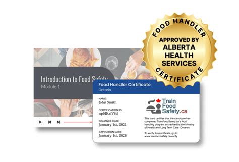 Food Safety Certificate Alberta Train Food Safety