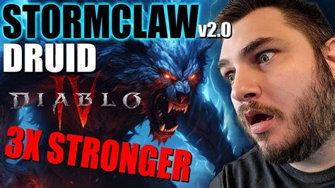 Diablo Druid Build Guide Rampage Stormclaw V Melee Dps For