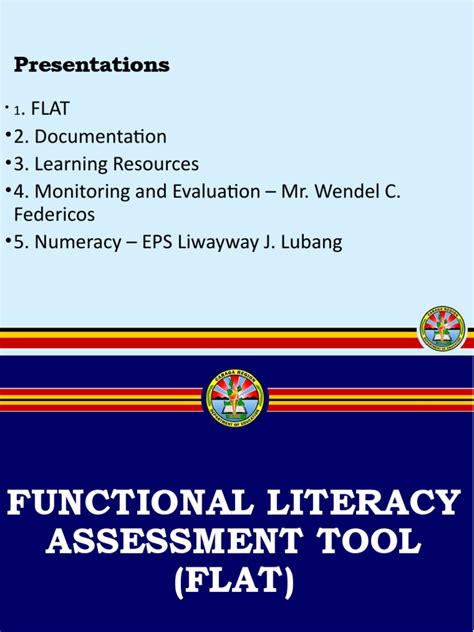 Functional Literacy Assessment Tool Flat Pdf Literacy Reading Comprehension