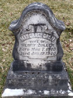 Margaret Ann Groff Zoller 1840 1940 Monumento Find A Grave